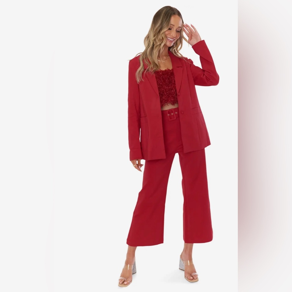 Show Me Your Mumu Major Blazer Red